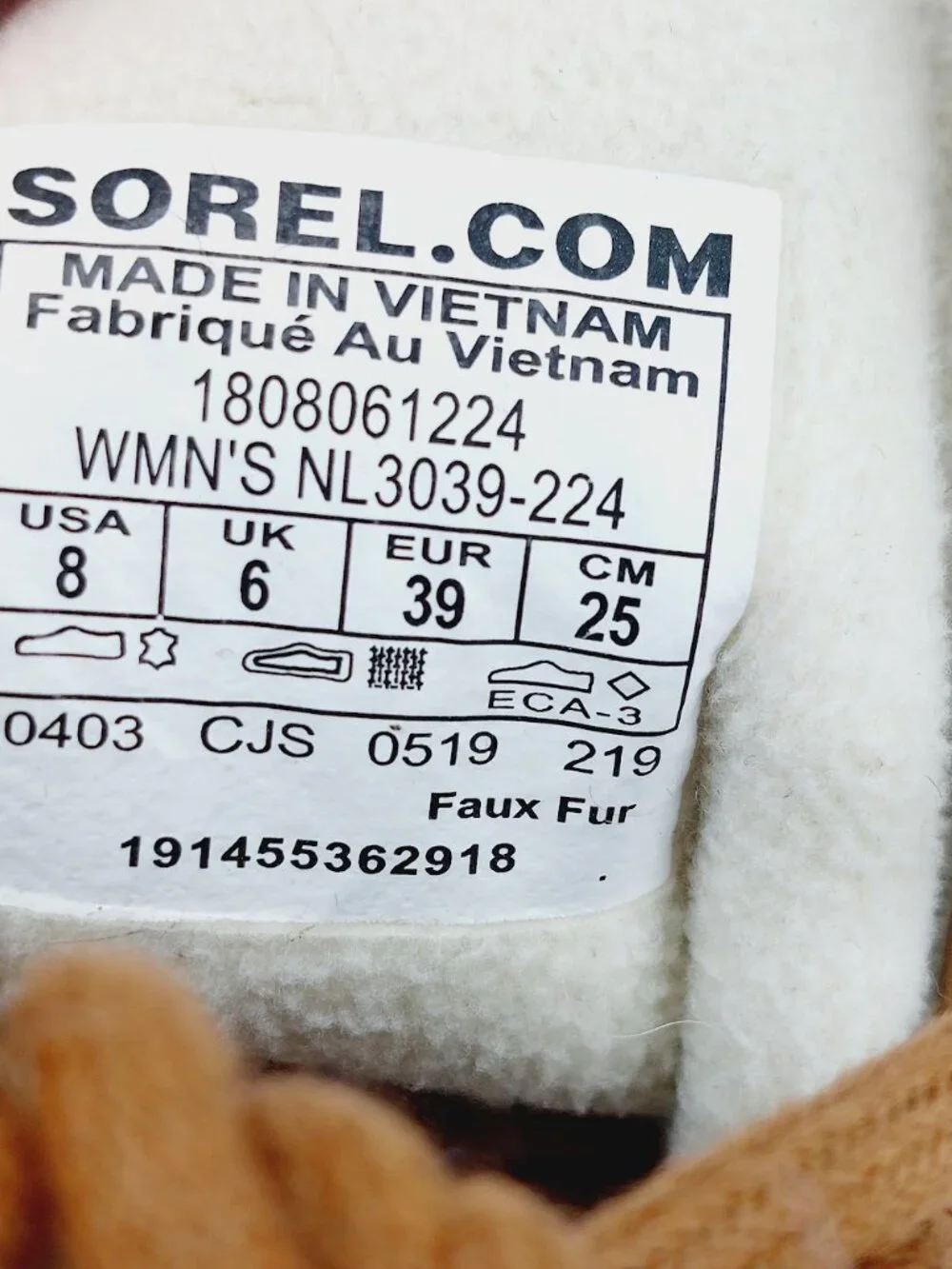 Sorel Women's Brown White Suede Lace Up Waterproof Snow Winter Boots Size US 8